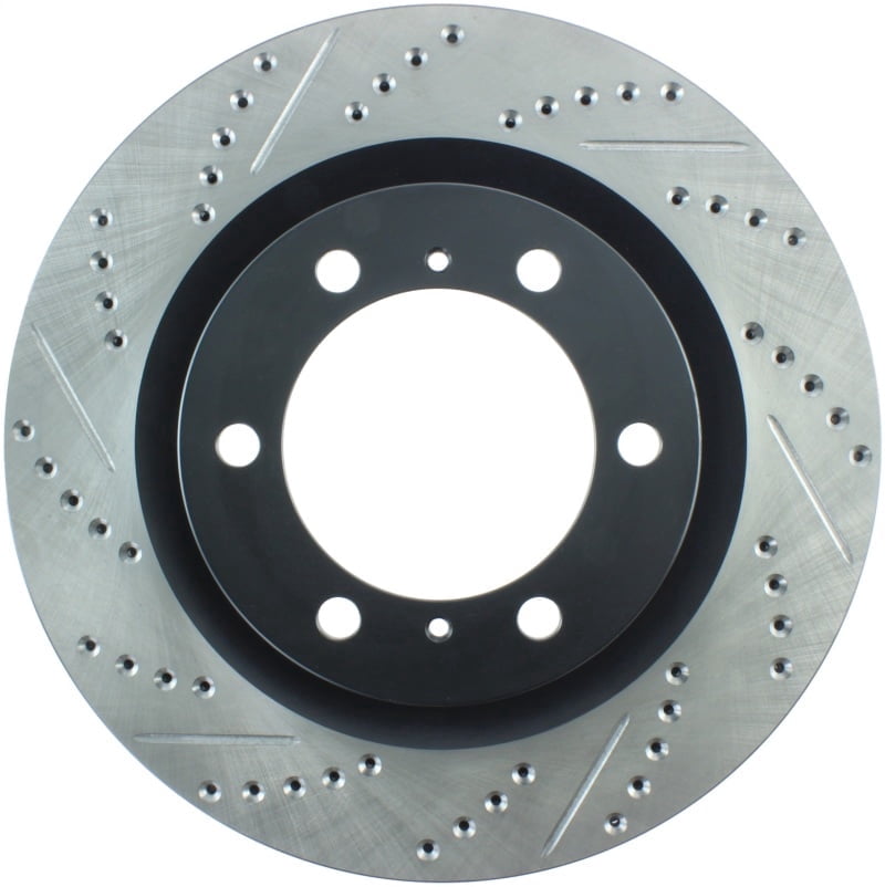 StopTech Slotted & Drilled Sport Brake Rotor Fits select: 2010-2020,2022-2023 TOYOTA 4RUNNER
