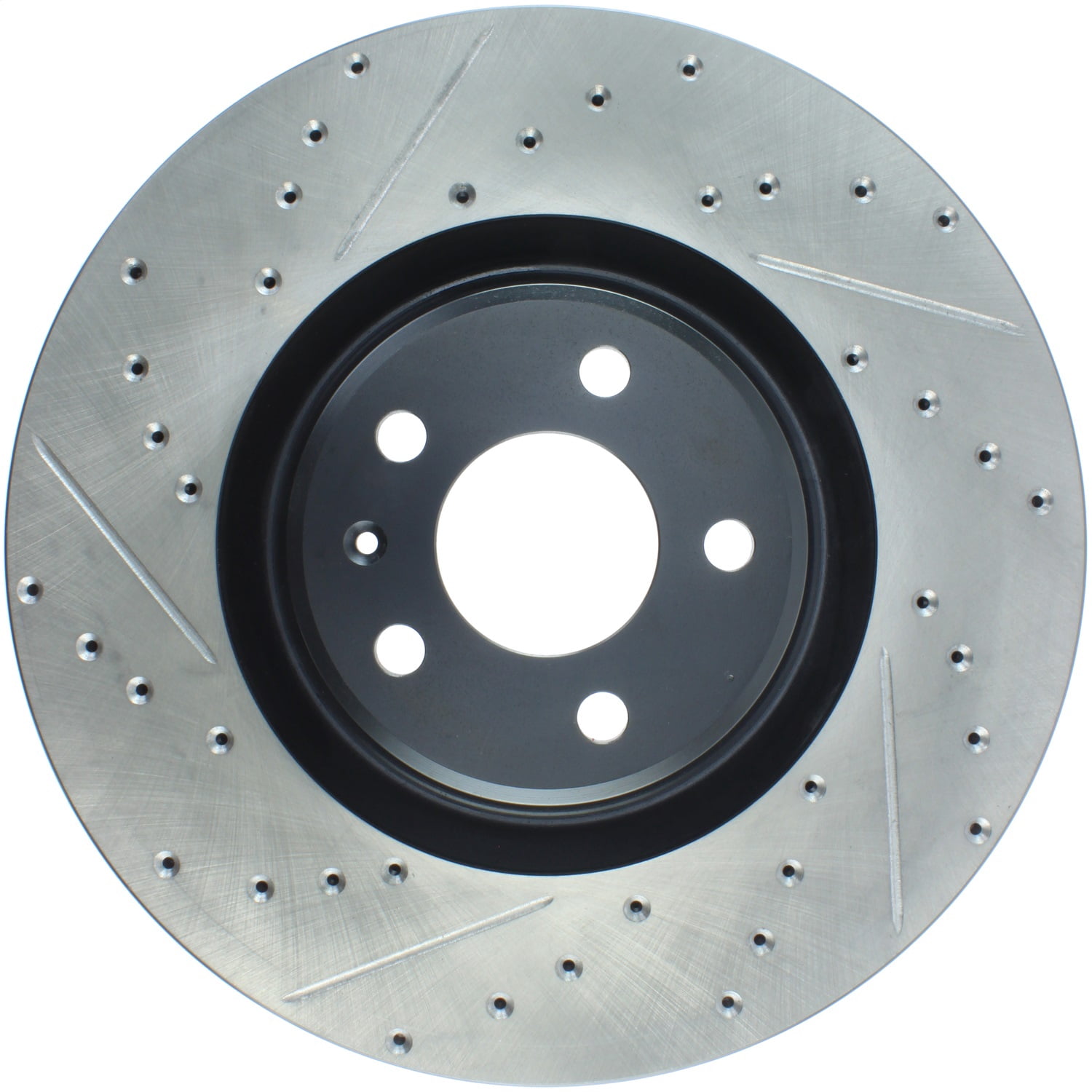StopTech Slotted & Drilled Sport Brake Rotor Fits select: 2012-2019 AUDI A6, 2012-2018 AUDI A7