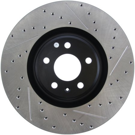 StopTech Slotted & Drilled Sport Brake Rotor Fits select: 2012-2019 AUDI A6, 2012-2018 AUDI A7
