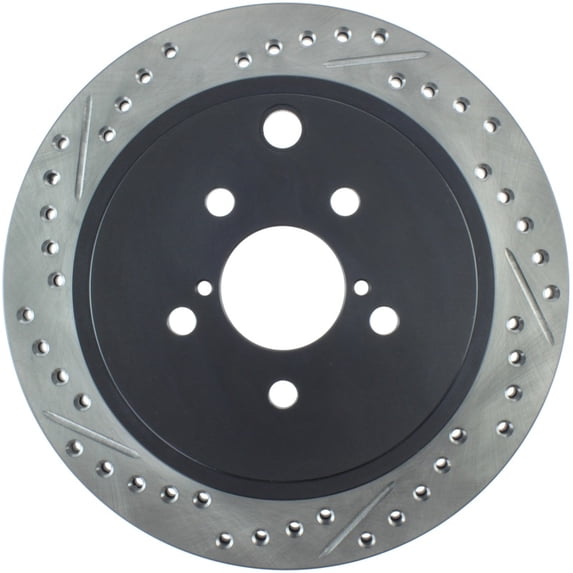 StopTech Slotted & Drilled Sport Brake Rotor Fits select: 2013-2016 TOYOTA SCION FR-S, 2011-2014 SUBARU OUTBACK 3.6R LIMITED