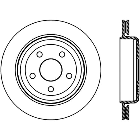 StopTech Slotted Sport Brake Rotor 11-17 Jeep Grand Cherokee (Excludes SRT8) Fits select: 2014-2015,2017-2018 JEEP GRAND CHEROKEE LIMITED