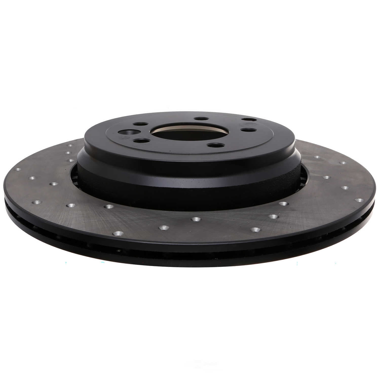 StopTech Sport Cross Drilled Brake Rotor; Rear Right Fits select: 2016-2017 LAND ROVER RANGE ROVER SPORT, 2020 LAND ROVER DEFENDER