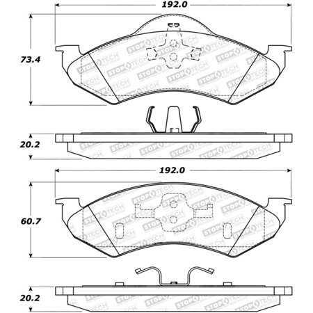 StopTech Street Brake Pads