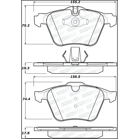 StopTech Street Brake Pads
