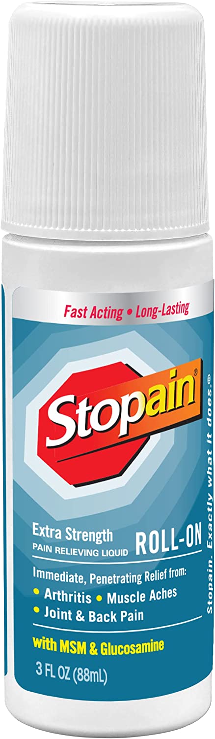 Stopain Extra Strength Pain Relieving Roll-On with MSM & Glucosamine, 3oz - image 1 of 1