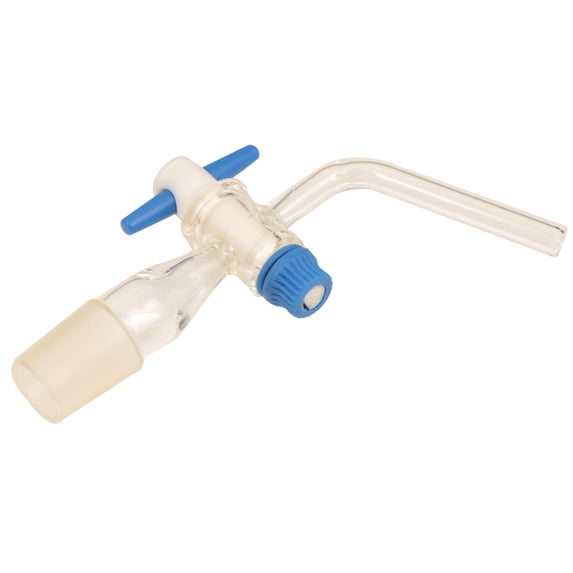Stopcock with Standard Ground Joints, Socket Size 24/29, Capacity: 1000-2000ml, Borosilicate Glass - Eisco Labs