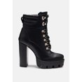 thumbnail image 1 of Stopper Cushion Collared Lace Up Boots, 1 of 10