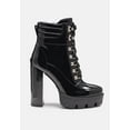 thumbnail image 1 of Stopper Cushion Collared Lace Up Boots, 1 of 10