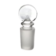 Stopper - Flat Head, Solid Cone, Made of Borosilicate Glass, Size 19/26 - Eisco Labs