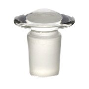 Stopper - Flat Head, Solid Cone, Made of Borosilicate Glass, Size 24/29 - Eisco Labs