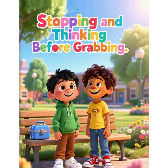 Stopping and Thinking Before Grabbing: A Kids' Story About Self-Control, Honesty, Asking First, and Making Good Choices, (Paperback)