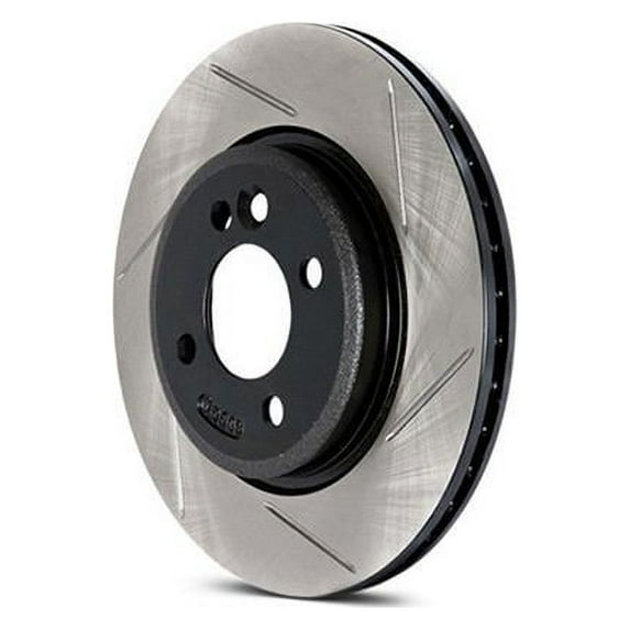 Stoptech 126.47043SL Rear Left Sport Slotted Brake Rotor for 2017-2018 Subaru BRZ