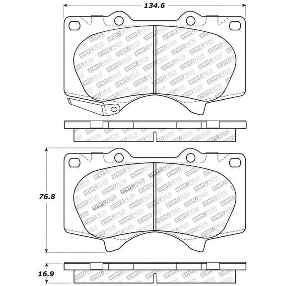 Stoptech 309.09760 ST Sport Brake Pads