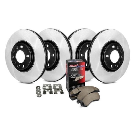 Stoptech 906.39002 23.114 mm 4 Wheel Preferred Axle Pack Brake Kit for 2012 Mazda 3