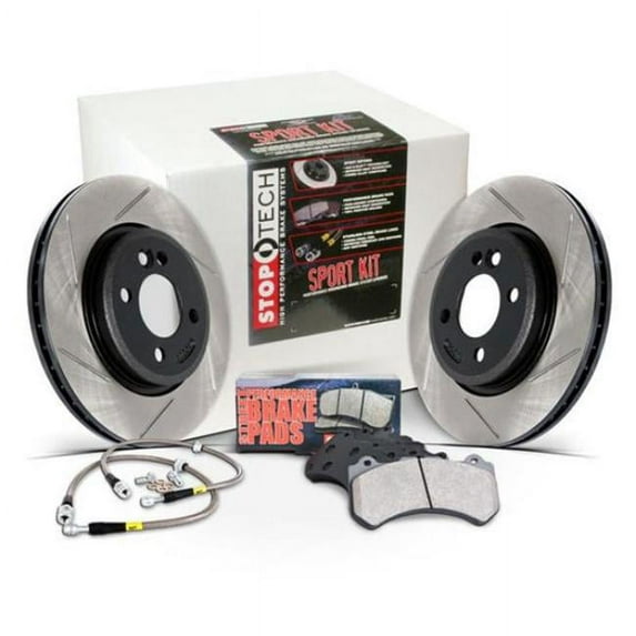 Stoptech 978.3306 4 Wheel Drilled & Slotted Sport Axle Pack for 1999 Audi A6 Quattro Avant