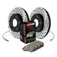 thumbnail image 1 of Stoptech 978.44061R Drilled & Slotted Sport Axle Pack Rear Brake Kit, 1 of 2