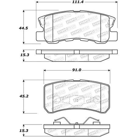 StopTech Street Brake Pads