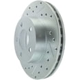 thumbnail image 1 of Stoptech Select Sport Drilled & Slotted Brake Rotor; Front Right - 227.65054R Fits select: 1998-2002 FORD RANGER, 1995-2001 FORD EXPLORER, 1 of 8