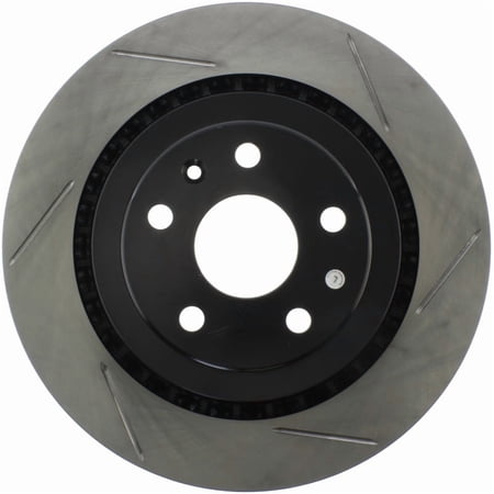 Stoptech Sport Slotted Brake Rotor; Rear Left Fits select: 2016 CHEVROLET CAMARO, 2017 CHEVROLET CAMARO LS/LT