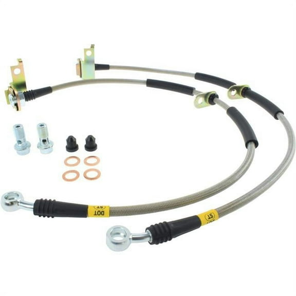 Stoptech Stainless Steel Brake Line Kit - 950.45006 Fits select: 2006-2009 FORD FUSION, 2008-2013 MAZDA 6