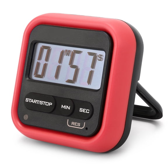 Stopwatch,Count Or Alarm Lcd Count With Loud Alarm Loud Alarm Lcd Stopwatch With Loud Lcd Count Kids Or Countdown Kitchen Stopwatch Yubz Siuke Eryue Red