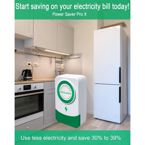 Stopwatt Energy Saving Device, Power Saver Pro X, Electricity Saving Box, Stop Watt Energy Saving Device, Genius Energy Savers Plug in, US Plug in 90V-250V (6 Packs)