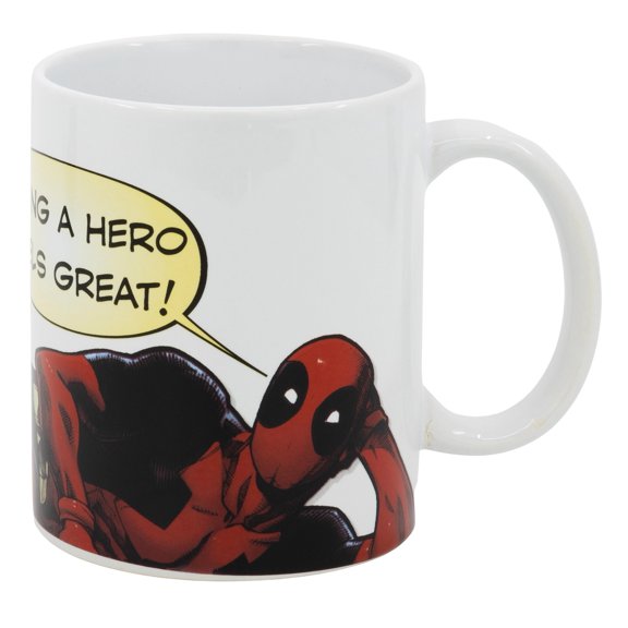 Stor Marvel Deadpool Being A Hero Feels Great Ceramic Mug In Gift Box