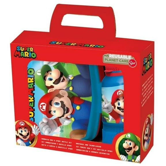 Stor Set 2 PZ BTS in Confezione Regalo Supermario