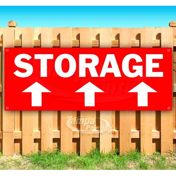 Storage 13 oz Vinyl Banner With Metal Grommets