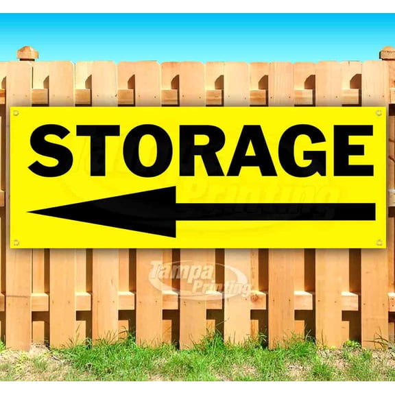 Storage 13 oz Vinyl Banner With Metal Grommets