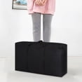 thumbnail image 1 of Storage Bag 100L Extra Large Reinforced Fabric Moving Bag - Heavy Duty Metal Zipper Water-Repellent Durable Storage for Clothes Blankets Quilts Bedding - 39x23x11 Inch Closet Organizer with Handle, 1 of 6