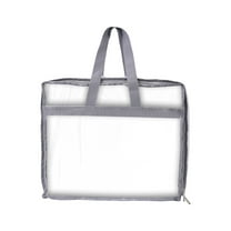 Storage Bag Aa, Extra Large Storage Bags Folding Moving Comforter Blanket Storage Bags Closet Organizers for Clothes with Strong Handles&Zippers Clear Window for Bedding Pillow(Storage Bag*1)