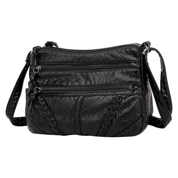 TACILIP Storage Bag, 2023 New Leather Bag,Mom's Bag, Ladies' Multi Compartment Crossbody Bag, Large Capacity Soft Leather Bag, Organizer