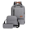 thumbnail image 1 of TACILIP Storage Bag, Backpack Three Piece Set, Large Student Backpack, Suitable for School and Outdoor Travel, Computer Bag for Men and Women with Large Capacity, Organizer, 1 of 3