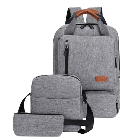 TACILIP Storage Bag, Backpack Three Piece Set, Large Student Backpack, Suitable for School and Outdoor Travel, Computer Bag for Men and Women with Large Capacity, Organizer