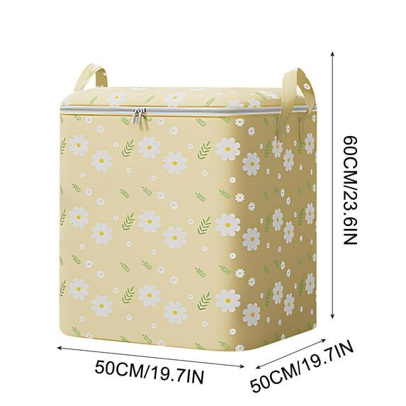 Storage Bag for Clothes under $5! Yannianjz Giant Clothes Storage Bag, Wardrobe Organizer Storage Box, Portable Moving Packing Bags, Large Capacity Garment Bag for Travel