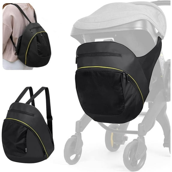 Storage Bag Compatible with Doona Infant Car Seat Stroller, Stroller Accessories, Large Capacity Diaper Bag, Easy Access Zipper Design, Wearable Backpack, Stroller Organizer Bag, All Day Bag