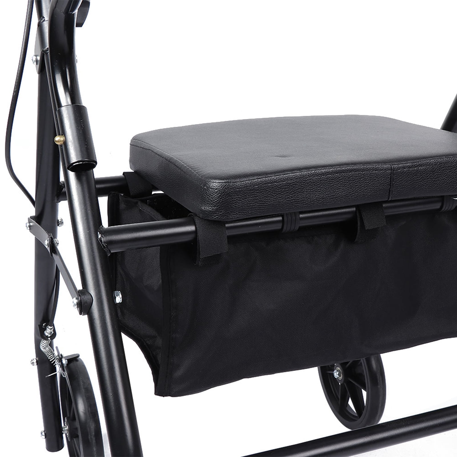 Storage Bag, Folding Walker Basket Rollator Bag Large Capacity For Wheelchair For 4 Wheeled Walker Frame For Universal For Rollator For Scooter