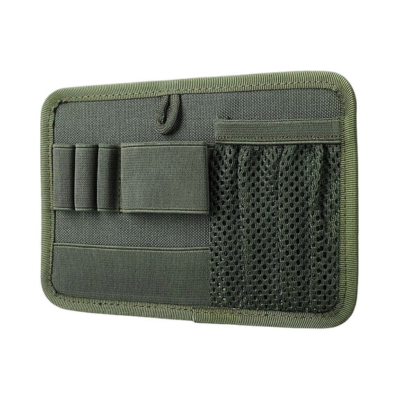 Storage Bag Insert Panel Organizer Hook and Loop, Mesh Divider Pouch Modular Utility Admin Panel, Outdoor Gear Pocket Storage for Backpacks and Messenger Bags, 7.48 x 5.12 Inches