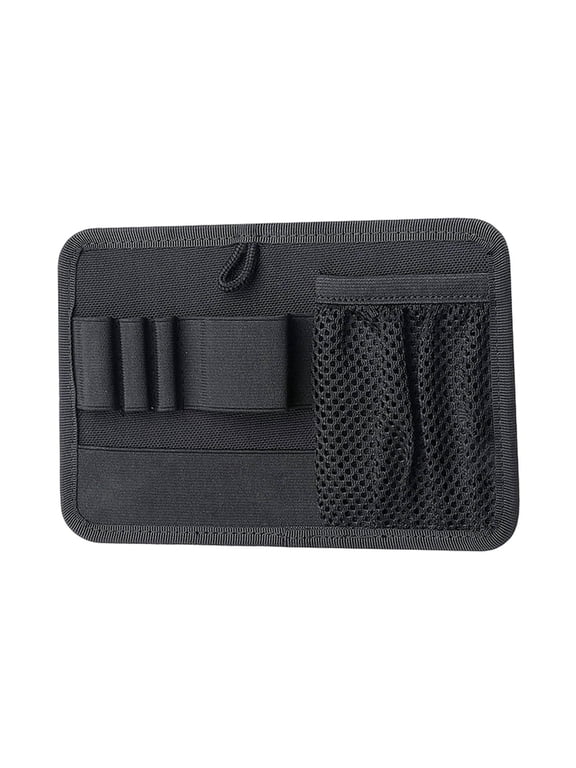 Storage Bag Insert Panel Organizer Hook and Loop, Mesh Divider Pouch Modular Utility Admin Panel, Outdoor Gear Pocket Storage for Backpacks and Messenger Bags, 7.48 x 5.12 Inches