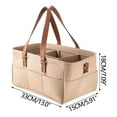 thumbnail image 1 of Storage Bag Organizer with Removable Compartments for Diapers, Breast Pump, and Travel, Foldable Large Capacity Tote with 8 Pockets, 33 x 18 x 15 cm, 1 of 9