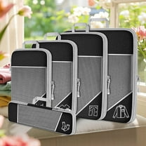 Storage Bag Packing Cubes Set Of 5 Compression Suitcase Luggage Organizer Bags For Travel Essentials