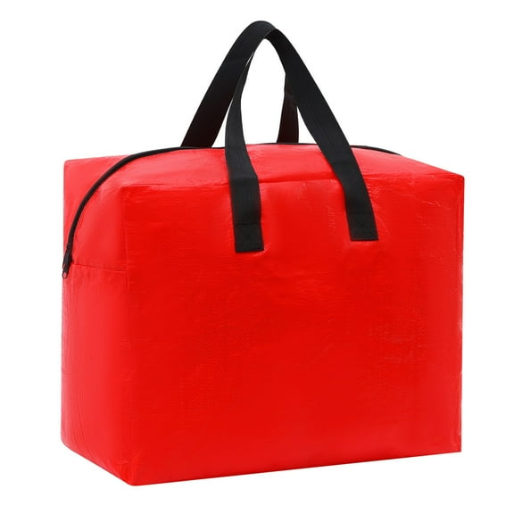 Storage Bag Set of 2 Portable Holiday Decoration Organizer Round Fabric Tote for Christmas Ornaments Bulbs Festive Decor Home Storage Seasonal Closet Organization Container