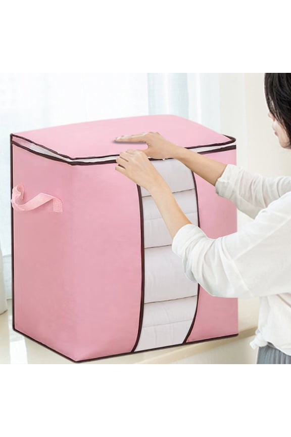 Storage Bag, Vacuum Storage Bags for Clothes, Heavy Duty Double Zipper Design, Organizing Seasonal Wardrobe and Bedding, for Home Organizers