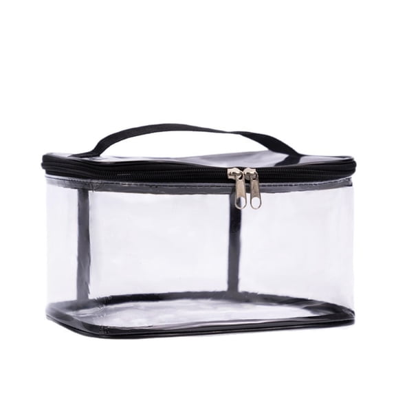 Storage Bags Clear Plastic Zipper Pouches 6 Pack for Small Building Blocks Craft Organizing Household Supply Storage