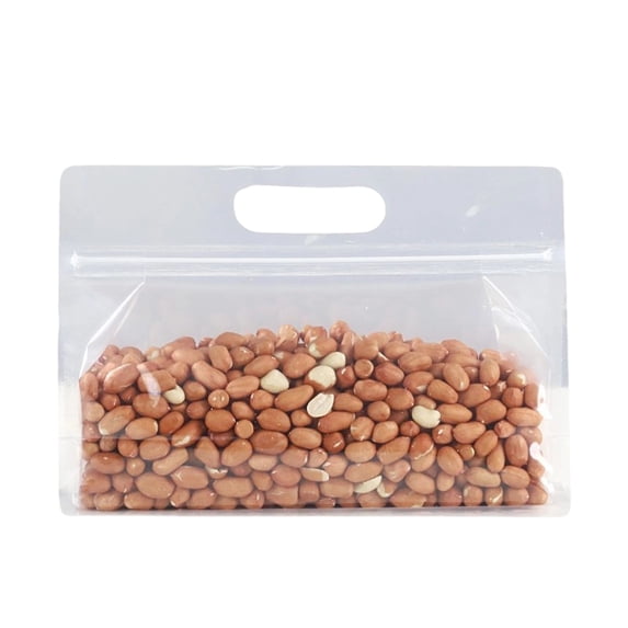 Storage Bags Clear Reusable Airtight for Pantry Organization and Storage, Plastic Bag for Tea, Dried Goods, Bulk Snacks