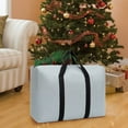 thumbnail image 1 of Storage Bags for Clothes, Extra Large Moving Bags with Strong Zippers and Carrying Handles Storage Bags, Moving Supplies, Space Saving Oversized Storage Bag Organizer for Moving, Traveling (Gray), 1 of 6