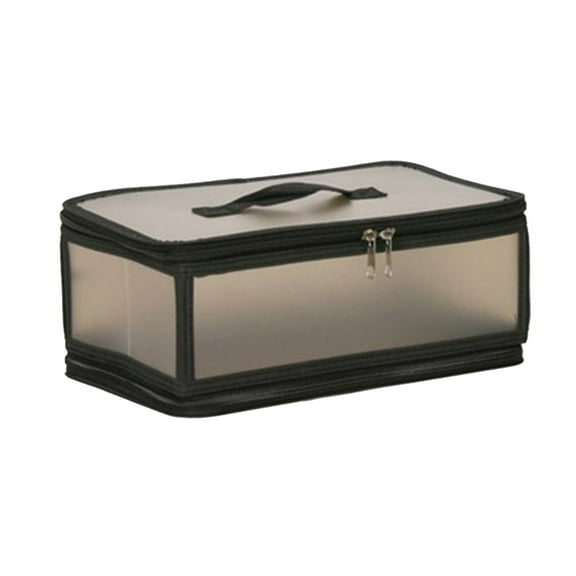 Storage Bags Clothes Storage 7L Semi-Transparent Comforter Storage Bag Foldable Clear Storage Bags Blanket Storage Plastic Storage Bags with Zipper Pull Handle