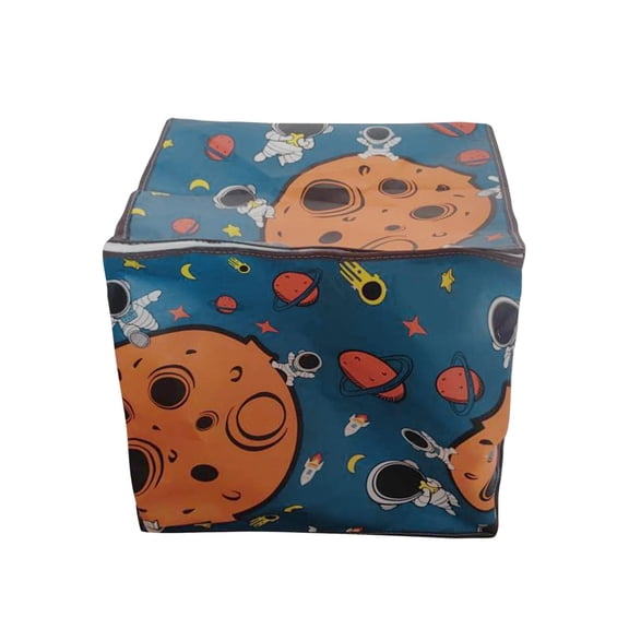 Storage Bags for Comforters, 100L, Blanket Storage Bags with Zipper, Extra Large Storage Bags, Closet Organization, Home Organization, Space Print, 1 Pc