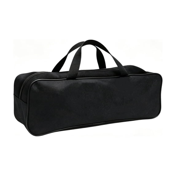 Storage Bags,Heavy-duty Waterproof Canvas Organizer Pouch,Portable Zipper Tool Pouch for Travel,Tool Storage,Indoor Stuff Storage,15x5.5x4.3 Inch,Black